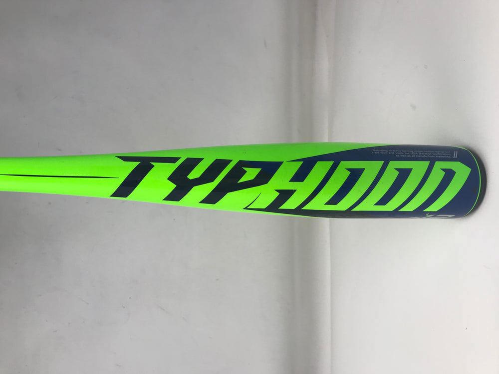 Used, 2022 Easton Typhoon -12 USA Youth Baseball Bat 26/14 Green/Black/Blue