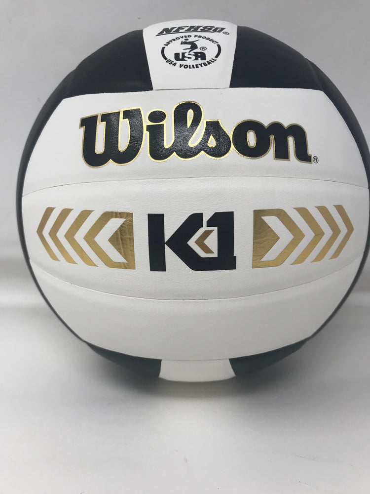 New Wilson Indoor Game Volleyballs - Official Size Navy/White/Gold