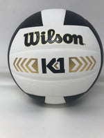 New Wilson Indoor Game Volleyballs - Official Size Navy/White/Gold