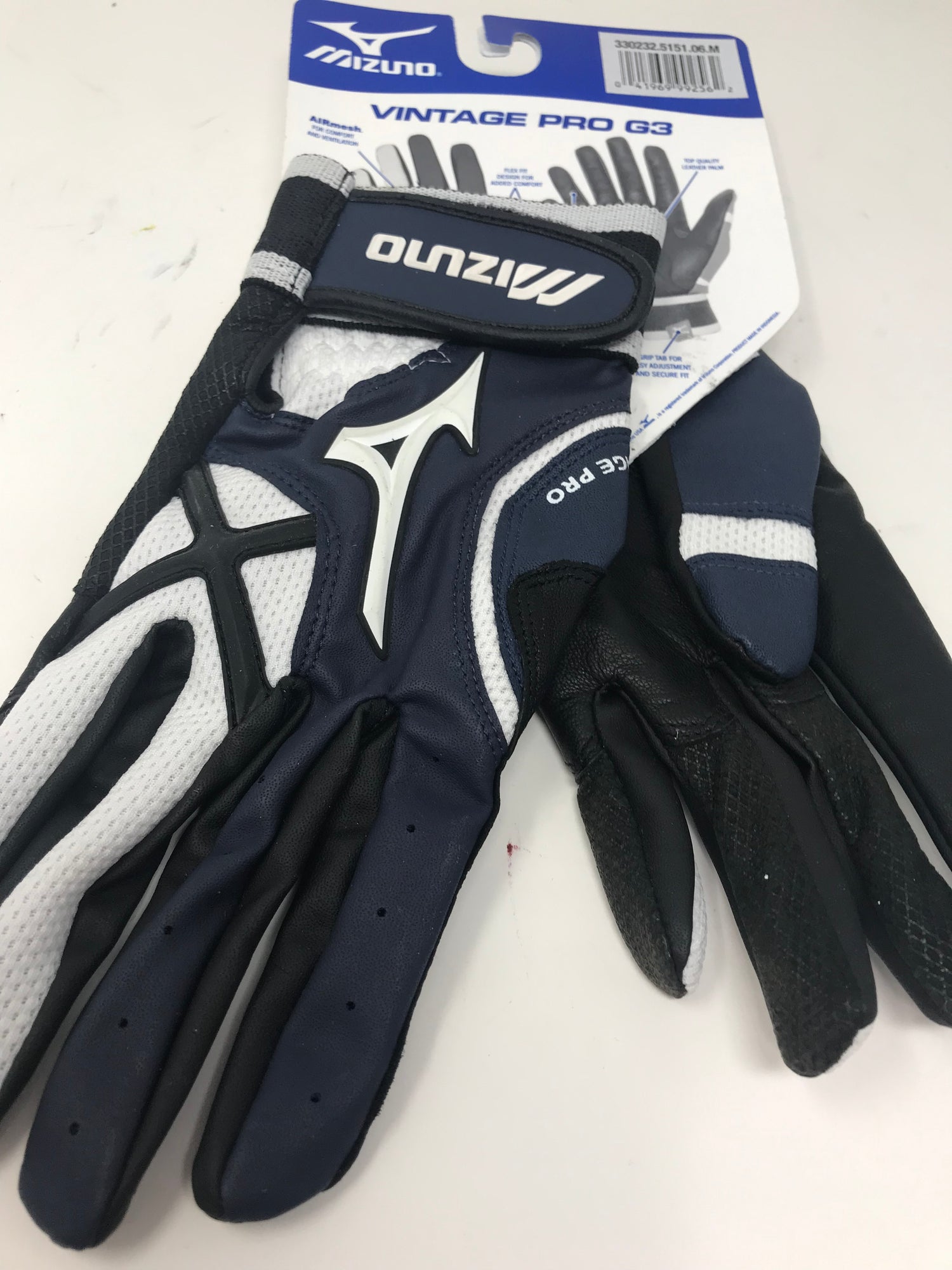 Mizuno adult vintage store pro batting gloves