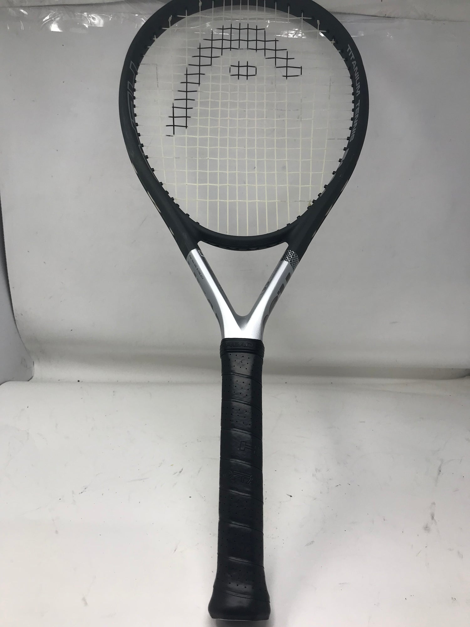 Used HEAD Titanium Ti S6 Tennis Racquet 4 1/4 - 2 Black/Silver