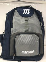 Used Marucci 2020 F5 Bat Pack Ventilated External Compartment  Navy/Gray