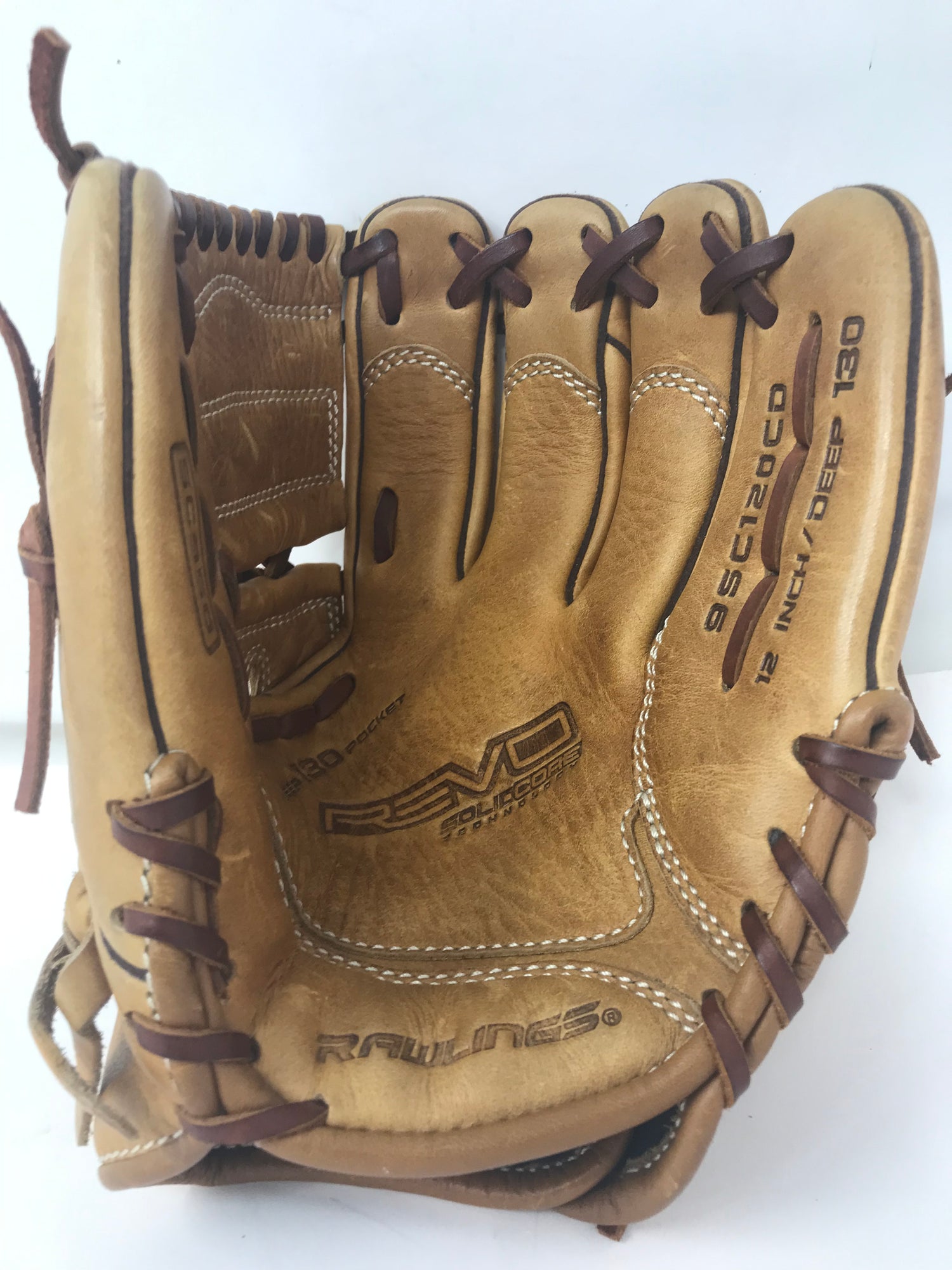 Used Rawlings Revo 9SC120CD Baseball Glove RHT 12 Brown PremierSports