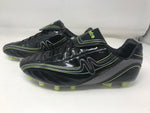 New Mitre Vahala II Soccer Cleat Adult Size 13 Black/Green/Silver