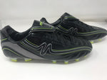 New Mitre Vahala II Soccer Cleat Adult Size 13 Black/Green/Silver
