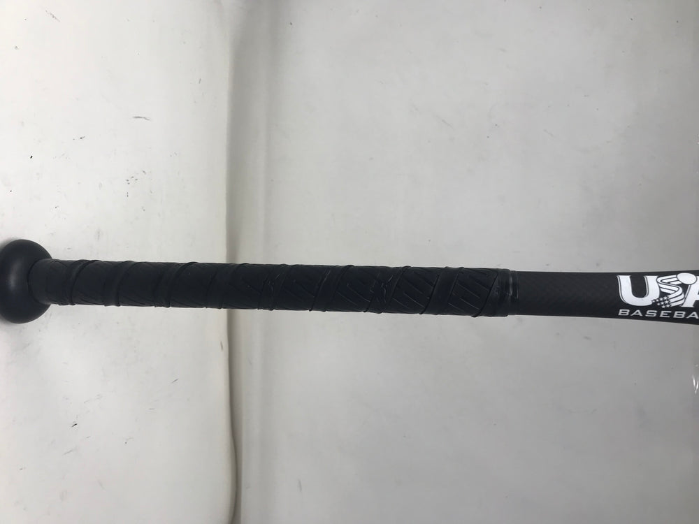 Used Mizuno B19-Maxcor Carbon USA Baseball 2 5/8 Youth Bat 2019 Black/Blue 31/21