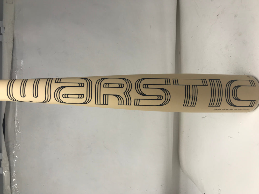 Used Warstic Bonesaber BBCOR Metal Baseball Bat Tan/Black 31/28 2 5/8" Barrel