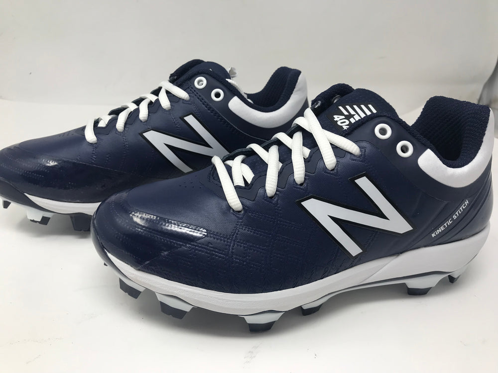 New New Balance Men's 5.5 4040 V5 TPU Molded Baseball Cleat Navy/White