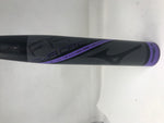 Used Mizuno F19 Power Carbon Fastpitch Softball Bat 30/19 Black/Purple