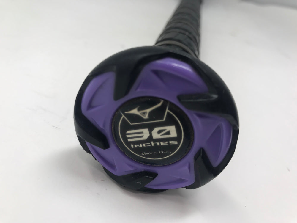 Used Mizuno F19 Power Carbon Fastpitch Softball Bat 30/19 Black/Purple