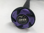 Used Mizuno F19 Power Carbon Fastpitch Softball Bat 30/19 Black/Purple