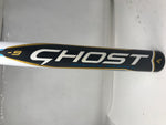 Used Easton Ghost 2022 Double Barrel -9 Fastpitch Softball Bat White/Black 34/25