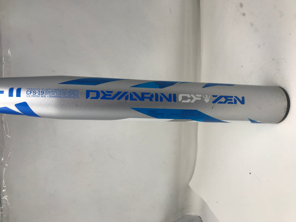 Used DeMarini 2019 CF Zen (-11) 30/19 Fastpitch Softball Bat 2 1/4" Barrel