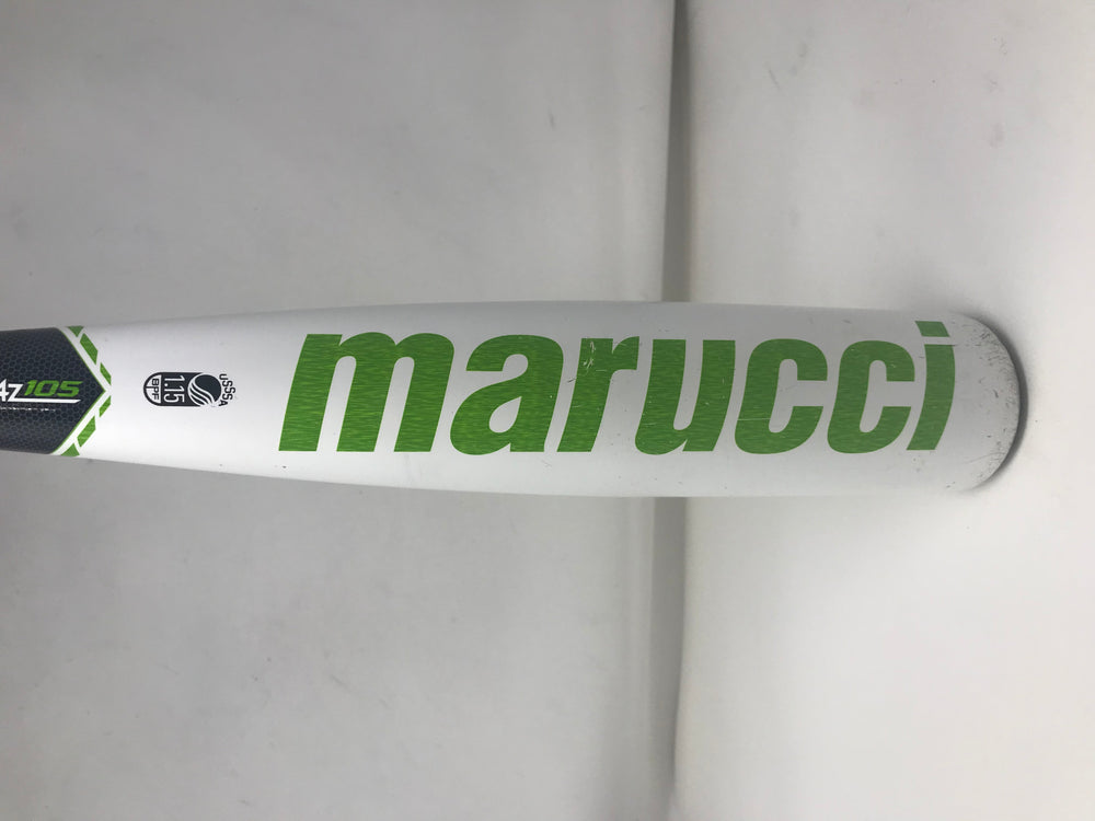 Used Marucci MSBHA2X10 28/18 2 3/4" Hex Alloy Senior League Baseball Bat White