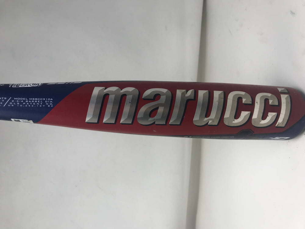 Used Marucci CAT9 Connect Pastime Senior League Baseball Bat 29/19 Rd/Wh/Bl