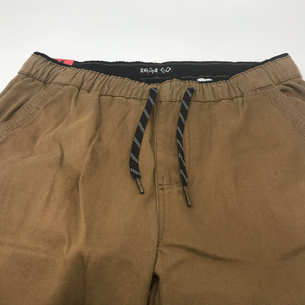 New Iron Co Stretch Jogger Brown ( cider ) Mens Pants Size (M) Drawstring Close