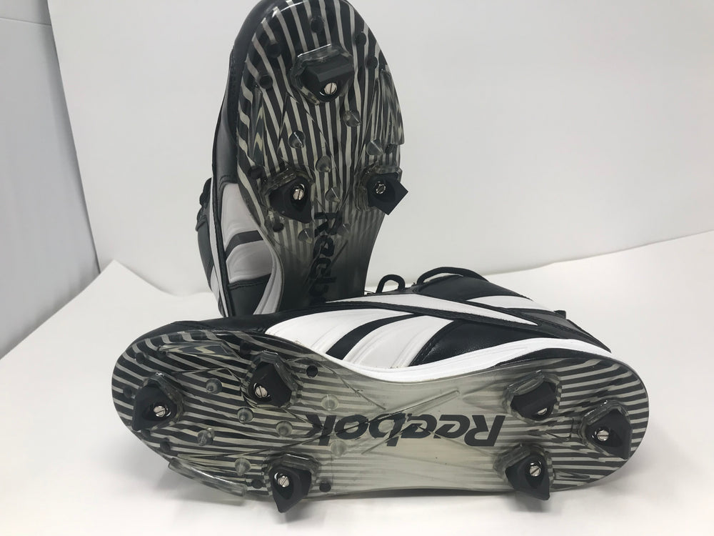 New Reebok Vero FL CU Mid Mens 8.5 Black/White Baseball Molded Cleats