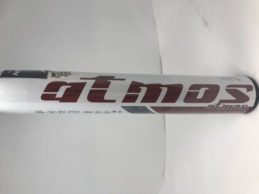 New Other Easton Atmos SX82B 31/19 White/Orange Fastpitch Softball Bat
