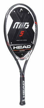 New Head MxG 5 Tennis 4 1/4-2" Racquet Black/Red
