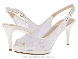 New Nine West Women's Cinema Fabric 25011048-1QE 10 White High Heel Shoes