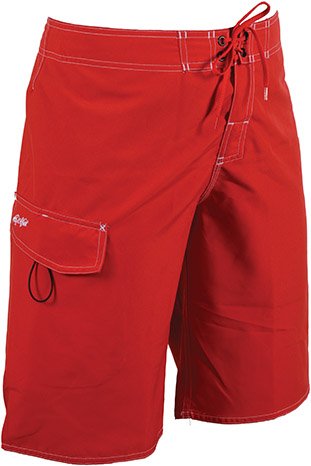 New Dolfin Swimwear Fitted Board Short - Red 250, Men 38