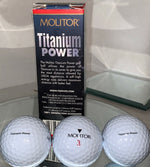 New Spalding Molitor Titanium Power Golf Balls (15-Pack), White Softer/Longer