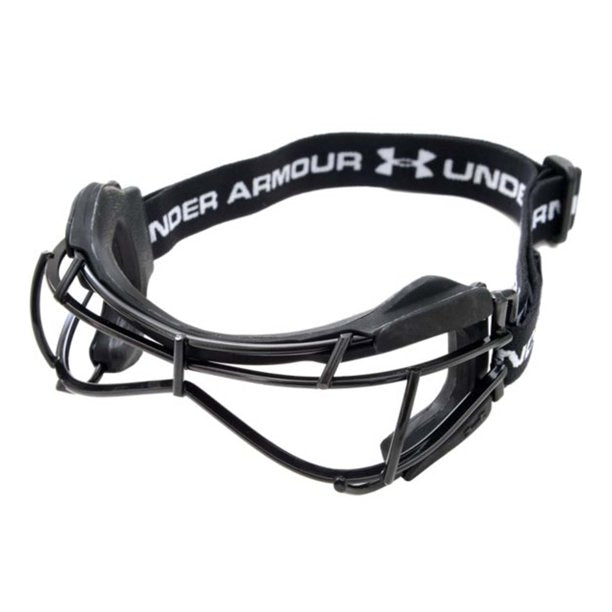 New Under Armour Illusion 2 Women's Lacrosse Goggle Black/Black OSFA