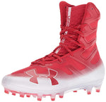 New Under Armour Highlight Mc Molded Football Cleat Mens Size 14 Red/White