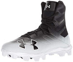 New Under Armour Men's Highlight RM Molded Football Cleat Mens 9.5 Black/White
