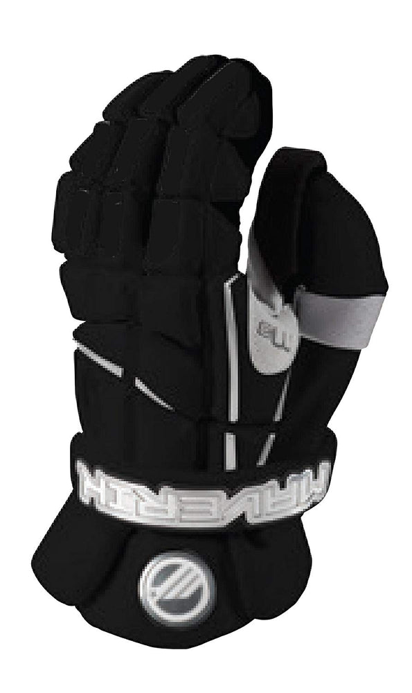 New Maverik Lacrosse M3 Goalie Glove Black/White Pair of Medium 37.5 Technology
