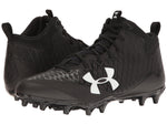 New Under Armour Nitro Select Mid MC Molded Football Cleat Mns Size 11.5 Blk/Wht