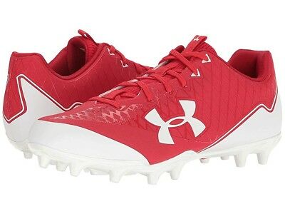 New Under Armour Nitro Select Low MC Football Cleats Red/White Siez 13