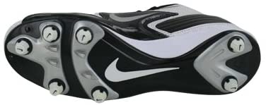 New Nike Men's Woodshed D Size 9.5 Football Cleat Black/White