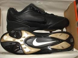 New Nike Air Clipper Anniversary Baseball Cleats Men's  Black/Brown 8.5
