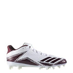 New Adidas Freak X Carbon Low Men's 12 Maroon/White Football Molded Cleats