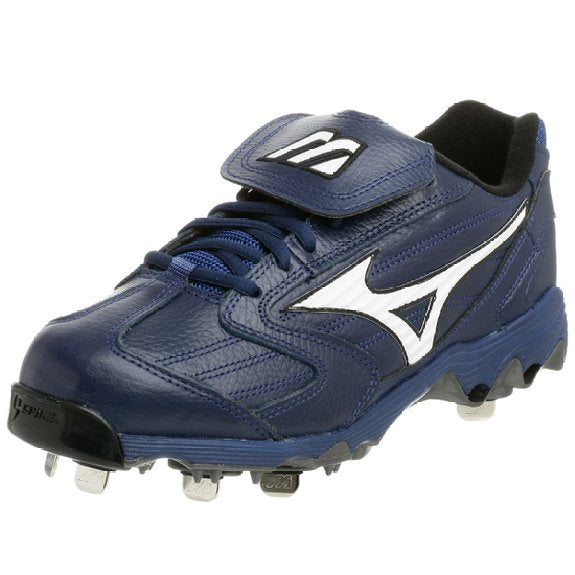 New Mizuno Classic G4 Low 320224.9000 Men 8.5 Baseball Metal Cleats Black/White