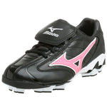 New Mizuno Finch Franchise G2 320285 Softball Cleats Womens 5 Black/White/Pink