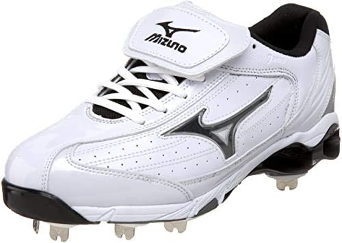 New Mizuno 9 Spike Classic Low G5 LC 320357 Baseball Cleats Mens 13 White/Black
