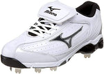New Mizuno 9 Spike Classic Low G5 LC 320357 Baseball Cleats Mens 13 White/Black