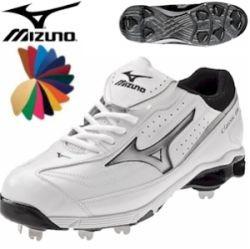 New Mizuno 9 Spike Classic G6 Low switch Mens 11 Baseball Cleats White