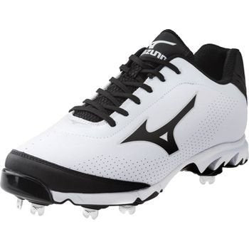 New Mizuno Vapor Elite 7 320443 Size Mens 9.5 Baseball Metal Cleats Wht/Blk