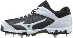 New Mizuno Wmn's 5.5 9-Spike Swift 5 Molded Baseball Cleat Shoe Black/White
