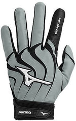 New Mizuno Vintage Pro G4 Batting Gloves Adult Medium Gray/Blk