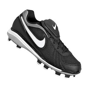 New Nike Air Zoom Coop V MCS Mens 10.5 Baseball Metal Cleats Blk/Wht