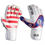 New Select 33 USA Flag Goalkeeper Gloves Size 7 Red/White/Blue Finger Protection
