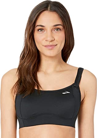 New Brooks Women's 38D Moving Comfort Fiona Sports Bra Black
