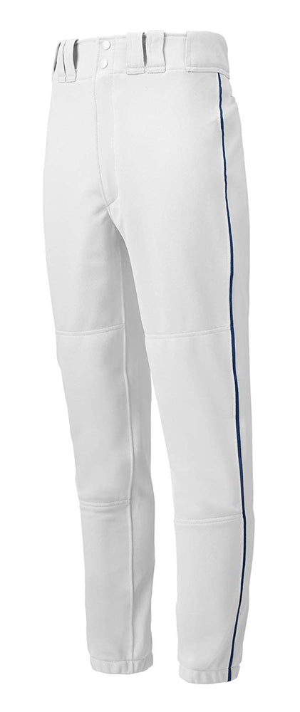 New Mizuno Premier Piped Baseball Pant 350148 Mens Large White/Navy Baseball