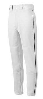 New Mizuno Premier Piped Baseball Pant 350148 Mens Medium White/Black Baseball