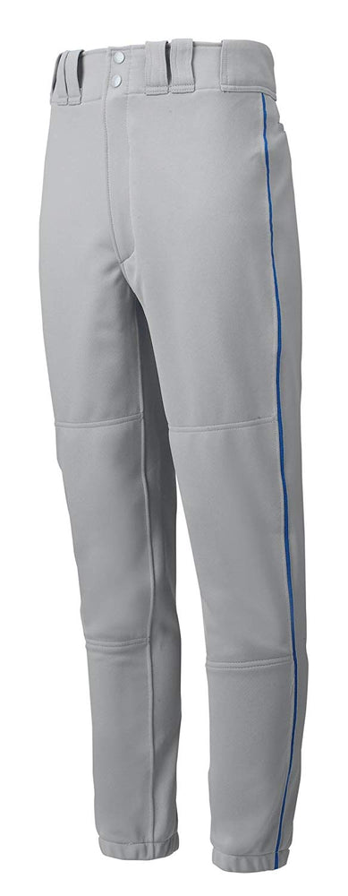 New Mizuno Select 350149.9152 Baseball Pants Youth XL Gray/Royal