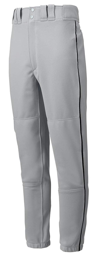 New Mizuno Select 350149.9190 Baseball Pants Youth XL Gray/Black